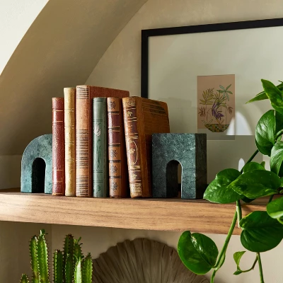 Marble Bookend Green - Opalhouse™ Designed With Jungalow™ 3 Marble Bookend Green - Opalhouse™ Designed With Jungalow™