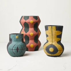 Large Geo Pattern Vase Red - Opalhouse™ Designed With Jungalow™ 7 Large Geo Pattern Vase Red - Opalhouse™ Designed With Jungalow™ -Opalhouse GUEST 3934c160 7c51 42b9 85ef 42416fd61672