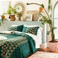 Opalhouse 22 Full/Queen Printed Comforter & Sham Set Teal - Opalhouse™ Designed With Jungalow™