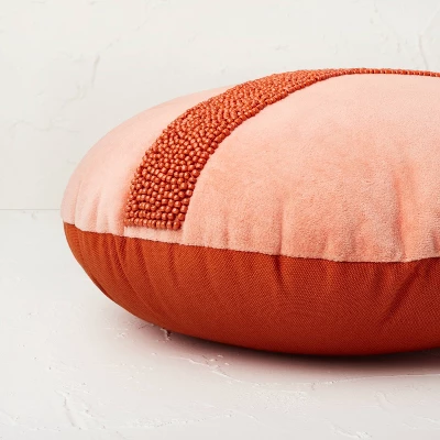 Beaded Peace Sign Round Throw Pillow - Opalhouse™ Designed With Jungalow™ 4 Beaded Peace Sign Round Throw Pillow - Opalhouse™ Designed With Jungalow™ - Image 2