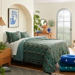 Opalhouse 35 Jungalow Sun In The Water Duvet Cover & Sham Set Teal - Opalhouse™ Designed With Jungalow™