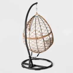 Britanna Patio Hanging Egg Chair - Natural - Opalhouse™ -Opalhouse GUEST c4bd566e 91c6 4884 8a0e b0fad9b51e63