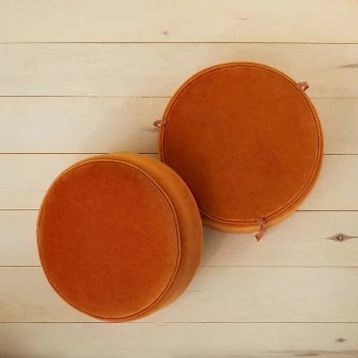 Olivia Round Pouf Rust - Opalhouse™ Designed With Jungalow™ 5 Olivia Round Pouf Rust - Opalhouse™ Designed With Jungalow™ - Image 3