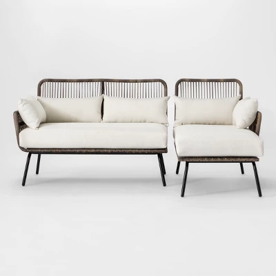 Latigo Patio Sectional Gray/Brown/Linen - Opalhouse™ 7 Latigo Patio Sectional Gray/Brown/Linen - Opalhouse™ - Image 5